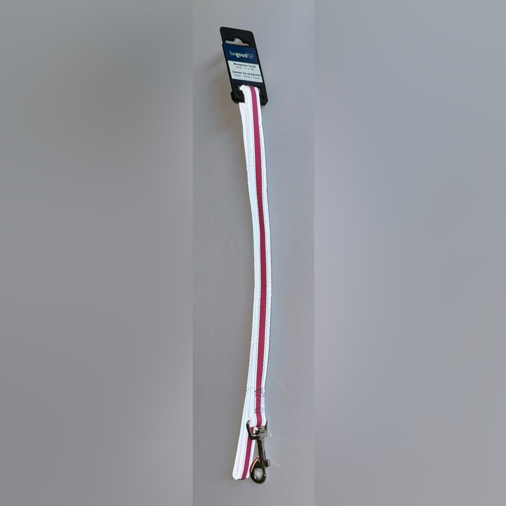 Be Good Rose Pink Neoprene Pet Leash, 4’ x 3/8”